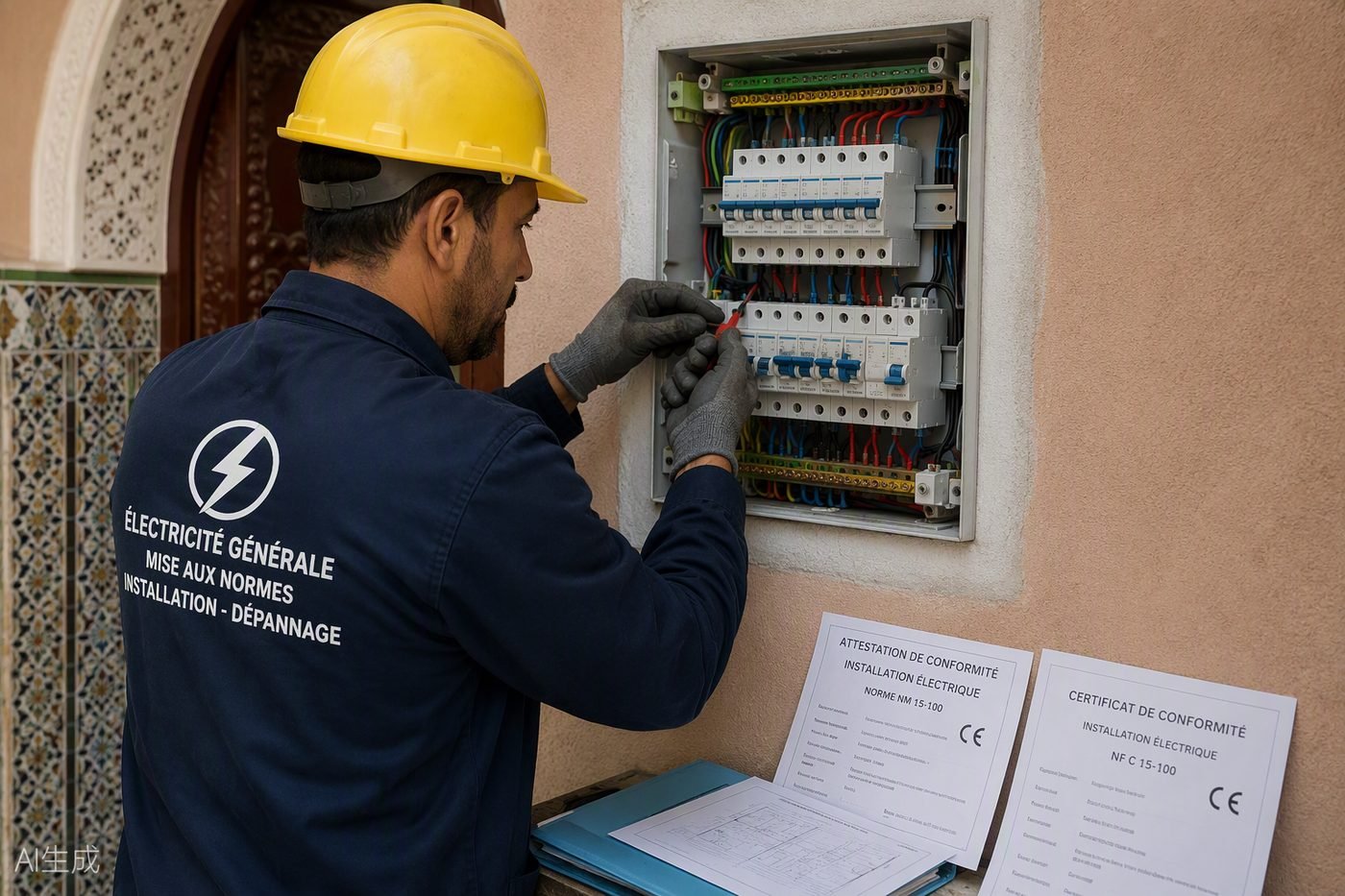 Électricité & plomberie aux normes — Marrakech