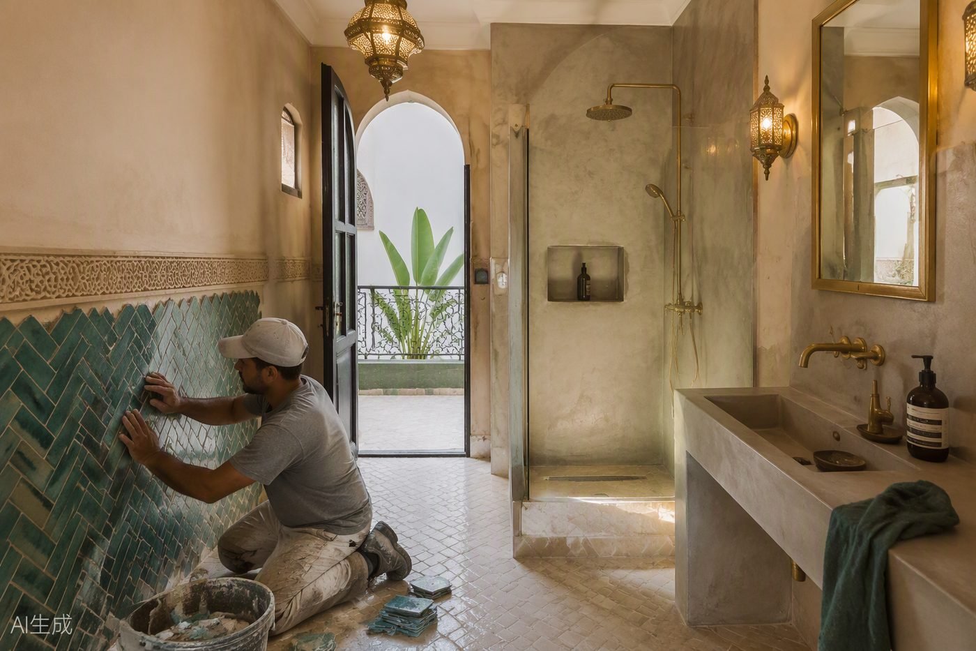 Salles de bain privées conformes — Marrakech