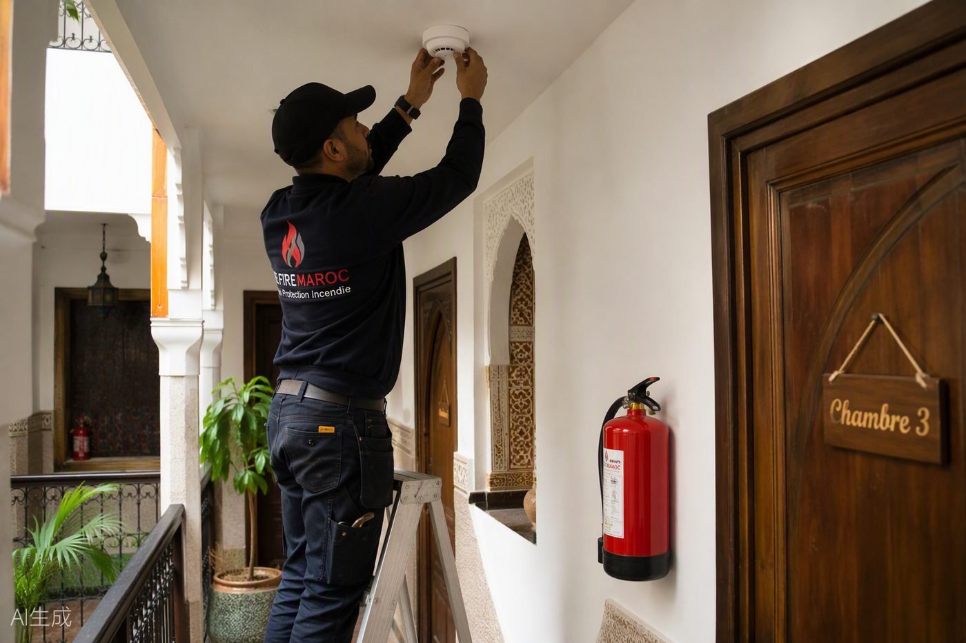 Sécurité incendie aux normes — Marrakech